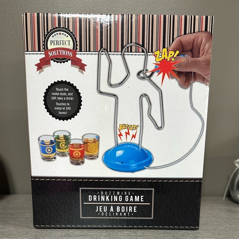 Buzz Man Drinking Game, 4 players, New in box never opened.